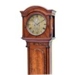 An early 19th century Scottish mahogany longcase clock, by Hay Mercer of Aberdeen, c.1830, the