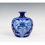 A large William Moorcroft for James Macintyre & Co. Florian Ware vase, c.1902, of bulbous ovoid