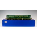 A boxed Heljan O Gauge Class 53 diesel locomotive 'Falcon', No: 5351, green livery, loco no. D 0280,