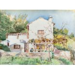 Arthur Bassett Waller (British, 1882-1974), Molly McCann and Leslie Harradine's house in Spain ,