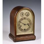 A rosewood cased quarter chiming musical bracket clock, c.1900, the movement by Lorenz Furtwangler &