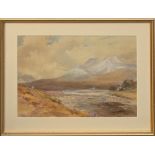 Paul Jacob Naftel, RWS (British, 1817-1891), 'Loch Maree, Scotland' , watercolour, heightened with