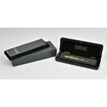 A Parker Duo-fold biro in box with original paperwork, original purchase date, 17-12-94.