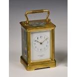 *** LOT HAS BEEN WITHDRAWN *** A gilt brass half hour striking carriage clock, early 20th century