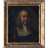 Dutch or Spanish School (18th century), Portrait of a gentleman with shoulder length hair, moustache