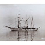 Five framed photographs of yachts by Beken & Son, the photographs by pioneers of photography and