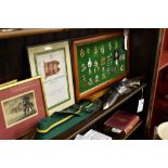 A collection of military badges - souvenir knives etc,the collection of Cecil John Le Messurier,