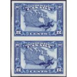 CANADA STAMPS : 1927 Confederation 1c to 12c in IMPERF Pairs,