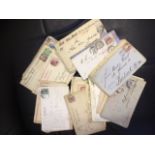 POSTAL HISTORY COVERS : GERMANY, range of early to middle period covers & postal stat., cards etc.