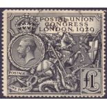 GREAT BRITAIN STAMPS : GB : 1929 PUC £1 fine used example of this iconic stamp SG 438