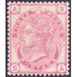 GREAT BRITAIN STAMPS : GB : 1881 3d Rose plate 21 (SA) ,