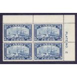 CANADA STAMPS : 1933 Trans Atlantic Steamboat Crossing Centenary, unmounted mint 5c Blue.