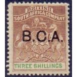 NYASALAND STAMPS : 1891 3/- Brown and Green,