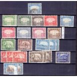 STAMPS : British Commonwealth in two red stock-books,