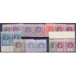 MAURITIUS STAMPS : 1938 set of 12 to 10r perf "Specimen" (type D20),
