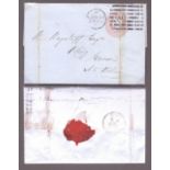 GREAT BRITAIN POSTAL HISTORY : Collection of Victorian covers with machine and other cancels,