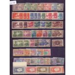 FRANCE STAMPS : Stock book of French Colonies mint and used prior to 1950 STC approx £800