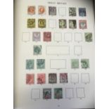 GREAT BRITAIN STAMPS : Mint and used collection from 1841 to 1980's in four Windsor albums.