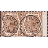 Great Britain stamps : 1872 6d Very Deep Chestnut,