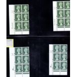 Great Britain Stamps : Eight 2p cylinder blocks of 6, unmounted mint ,