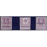 GREAT BRITAIN STAMPS : GB : 1902 Revenue issues 1d,