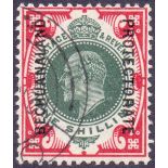 Bechuanaland stamps : 1913 Edward VII 1/- Deep Green and Carmine,