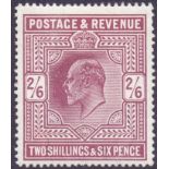 GREAT BRITAIN STAMPS : GB : 1911 2/6 Dull Reddish Purple,