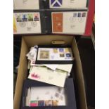 GREAT BRITAIN STAMPS : Large box of mainly GB first day covers,