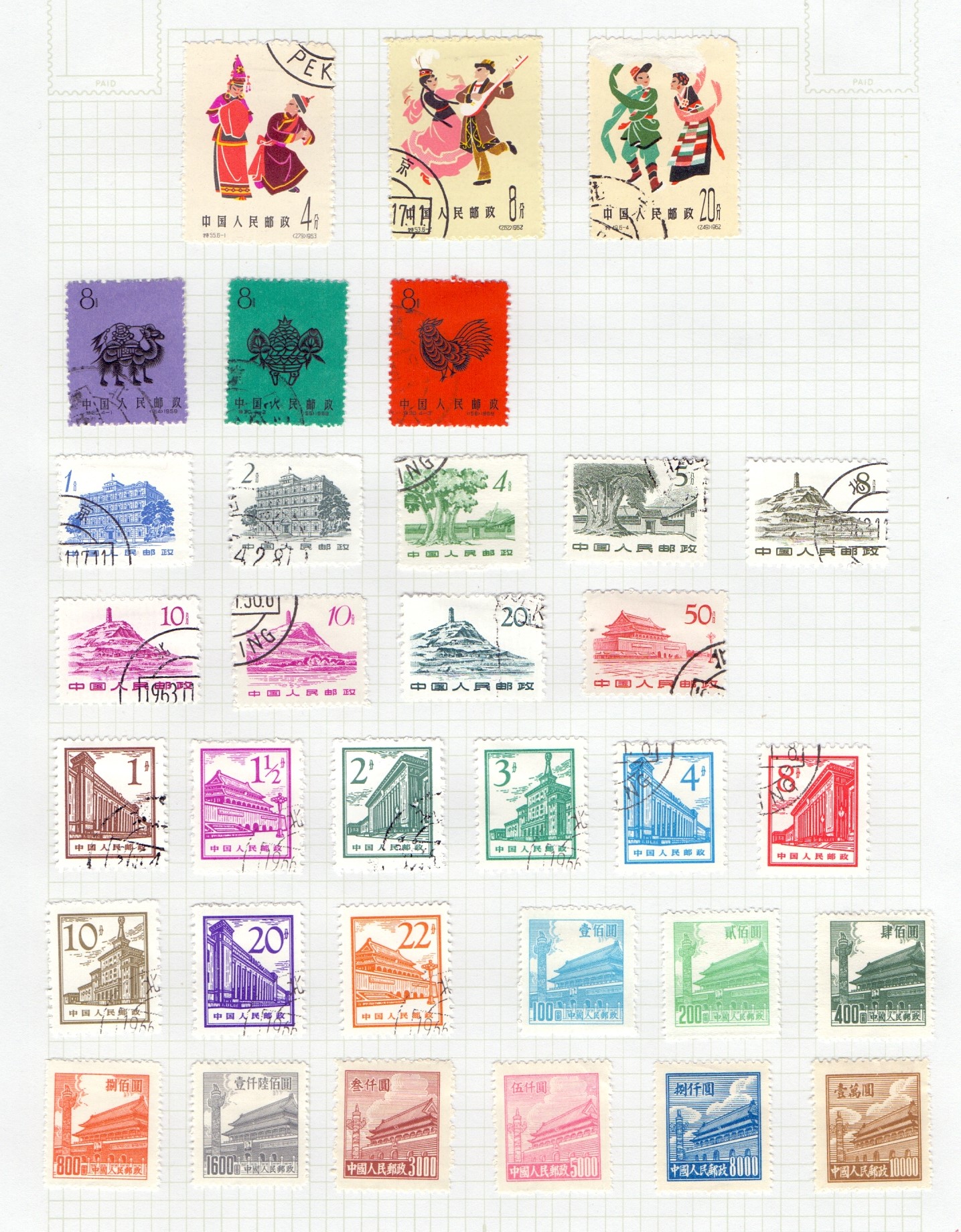 STAMPS : All World collection A-Z in three red Stamford Major slip case albums. - Image 5 of 7