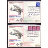 SIGNED COVERS : 1972 King's Cup Air Race set of flown covers in special album.