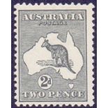 AUSTRALIAN STAMPS : 1915 GV 2d Grey,