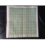 GREAT BRITAIN STAMPS : GB : 1911 Harrison 1/2d dull green, SG 268,