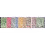BAHAMAS STAMPS : 1912 GV lightly mounted mint set of 9 to £1,
