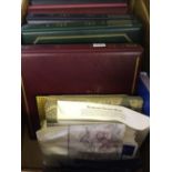 STAMPS : Glory box of stamps and covers mainly Great Britain but also noted an album of USA,