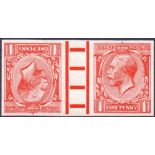 GREAT BRITAIN STAMPS : GB : 1912 1d Scarlet.