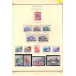 SAN MARINO STAMPS : Album page with lightly M/M AIR stamps inc 1948 200l. on 25l.
