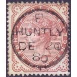 GREAT BRITAIN STAMPS : 1880 1 1/2d Venetian Red, superb used,