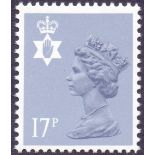 GREAT BRITAIN STAMPS : 1986 Northern Ireland 17p TYPE II unmounted mint,