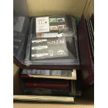 STAMPS : Large box All World accumulation in various albums and loose,