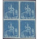 TRINIDAD STAMPS : 1951 1d Blue,