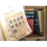 STAMPS : World accumulation in two boxes including Great Britain First Day Covers and mint stamps,