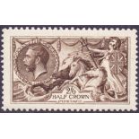 GREAT BRITAIN STAMPS : GV 1913 2/6 Deep Sepia Brown,