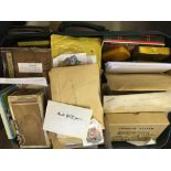 STAMPS : HOLIDAY TIME ! Large suitcase crammed with All World stamps and covers ,