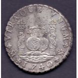 COINS : 1740 Spanish 8 Reales silver coin from the shipwreck of the Hollandia.