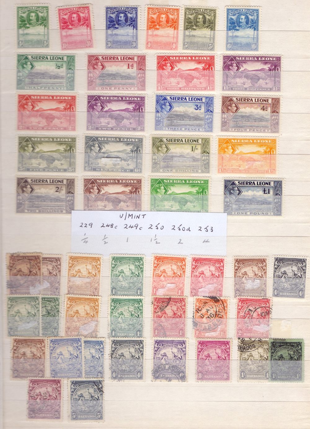 STAMPS: Commonwealth KGV to QEII mint and used in green stock book, includes a few covers. - Image 2 of 2