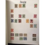 STAMPS : EUROPE, album with mint & used France, Germany, Switzerland,