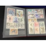 STAMPS : Monaco, Switzerland and Czechoslovakia issues in three stock-books, mint and used,