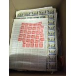 STAMPS : Commonwealth and World sheets and part sheets including some CTO,