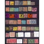 STAMPS : Stockpage with German States, Italian States & USA.