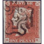 GREAT BRITAIN STAMPS : 1841 1d Red ,